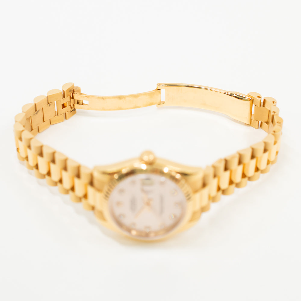 Rolex Datejust 31mm Pink Diamond Dial 178275G (2006)