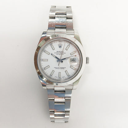 Rolex Datejust II 41mm White Dial 116300 (2015)