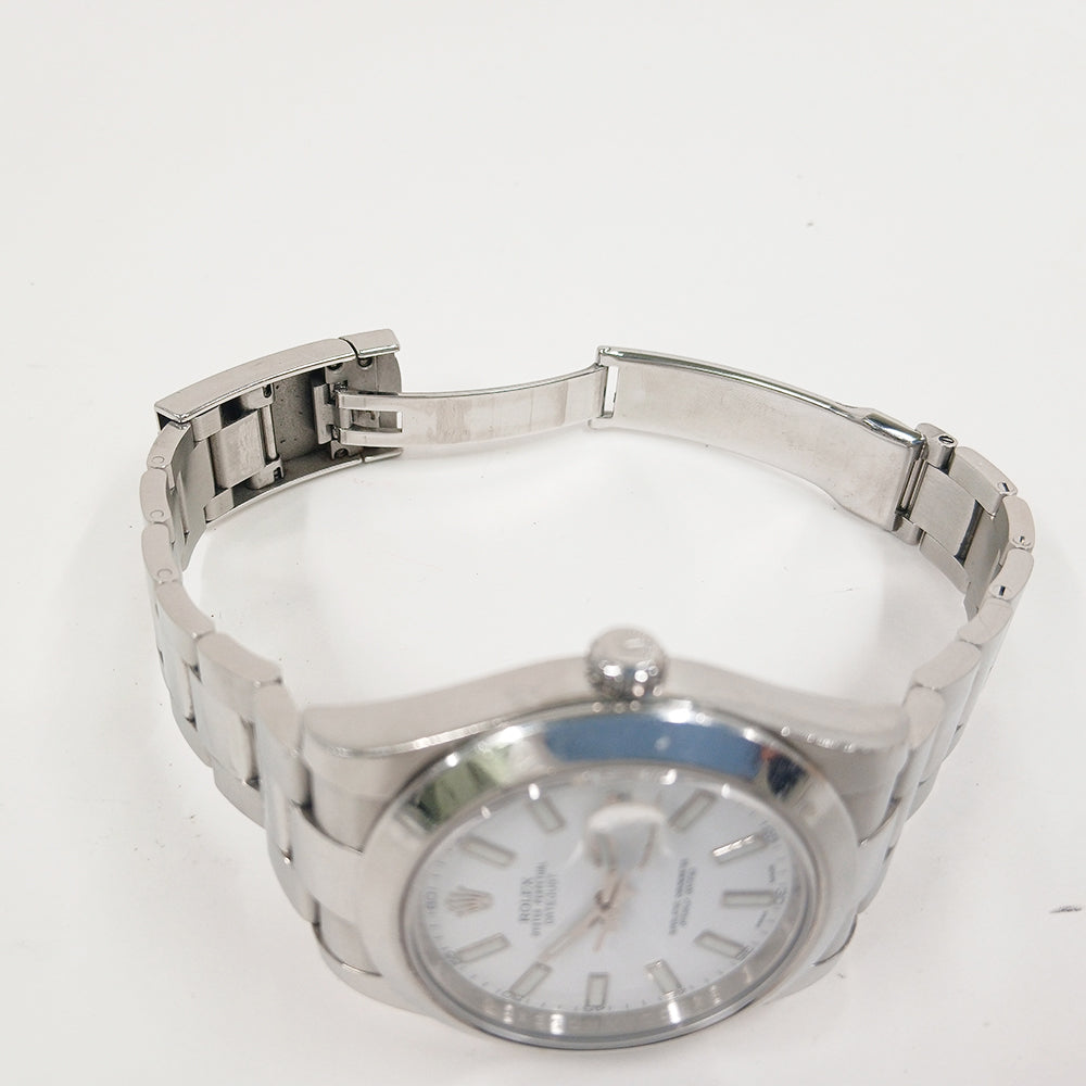 Rolex Datejust II 41mm White Dial 116300 (2015)