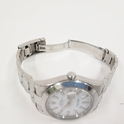 Rolex Datejust II 41mm White Dial 116300 (2015)