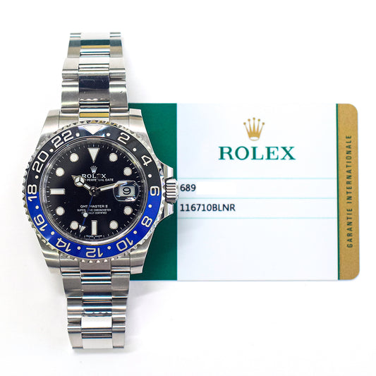 Rolex GMT-Master II "Batman" Steel Dial 116710BLNR (2016)