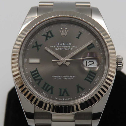 Rolex Datejust 41mm Wimbledon Dial 126334 (2022)