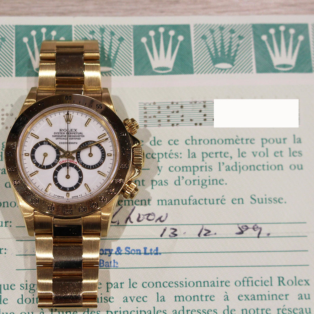 Rolex Daytona Floating Procelain Dial 16528 (1989)