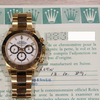 Rolex Daytona Floating Procelain Dial 16528 (1989)