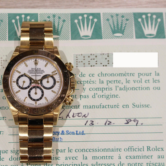 Rolex Daytona Floating Procelain Dial 16528 (1989)