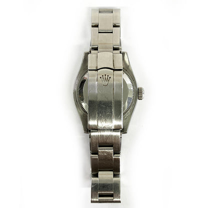 Rolex Oyster Perpetual 26mm Silver Arabic Dial 176200