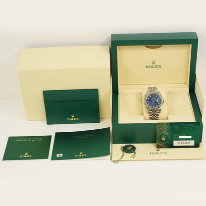 Rolex Datejust 41mm Blue Diamond Dial 126334G (2020)