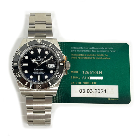 Rolex Submariner Date 41mm Black Dial 126610LN