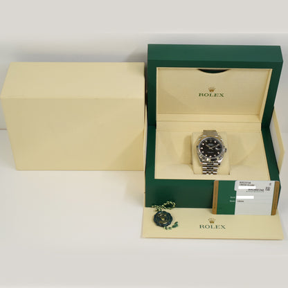 Rolex Datejust 41mm Black Diamond Dial 126334 (2018)