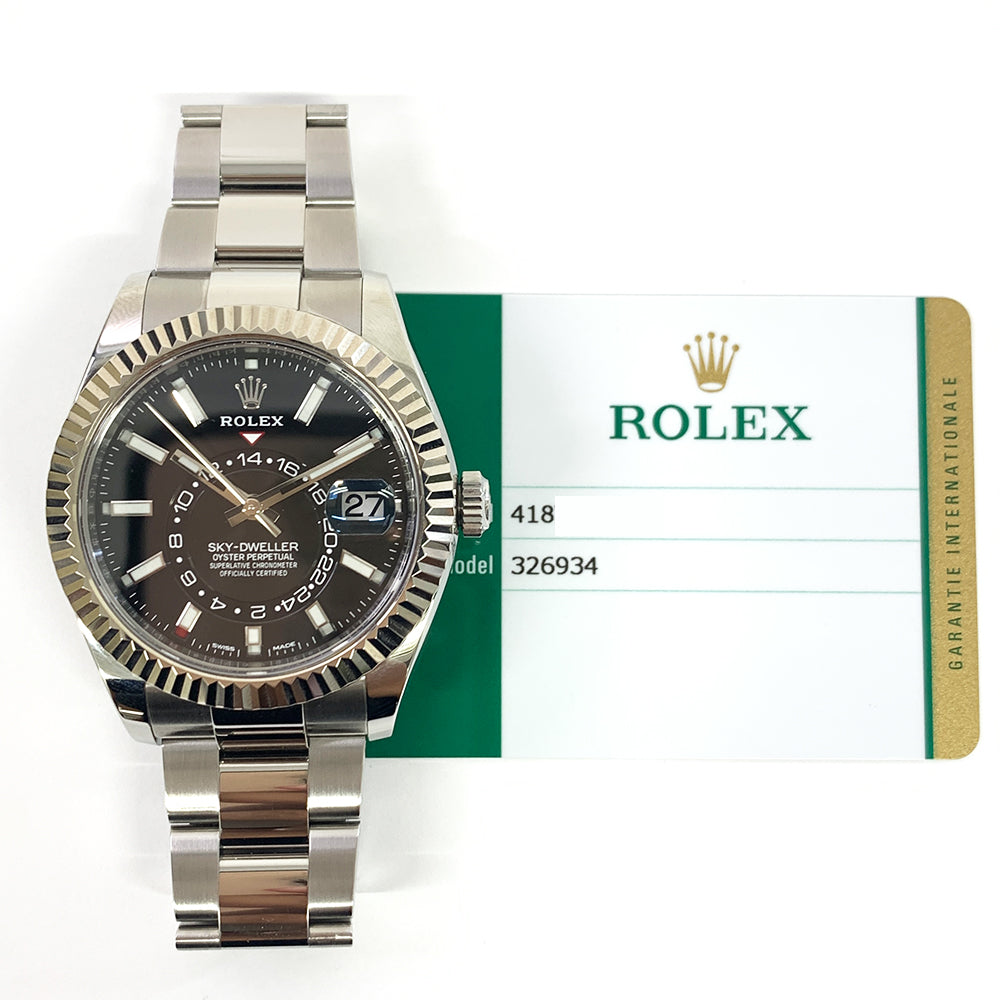 Rolex Sky-Dweller Oyster, 42mm Black Dial 326934