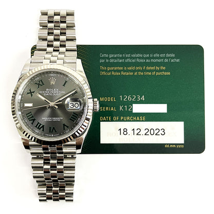 Rolex Datejust 36mm Wimbledon Dial 126234