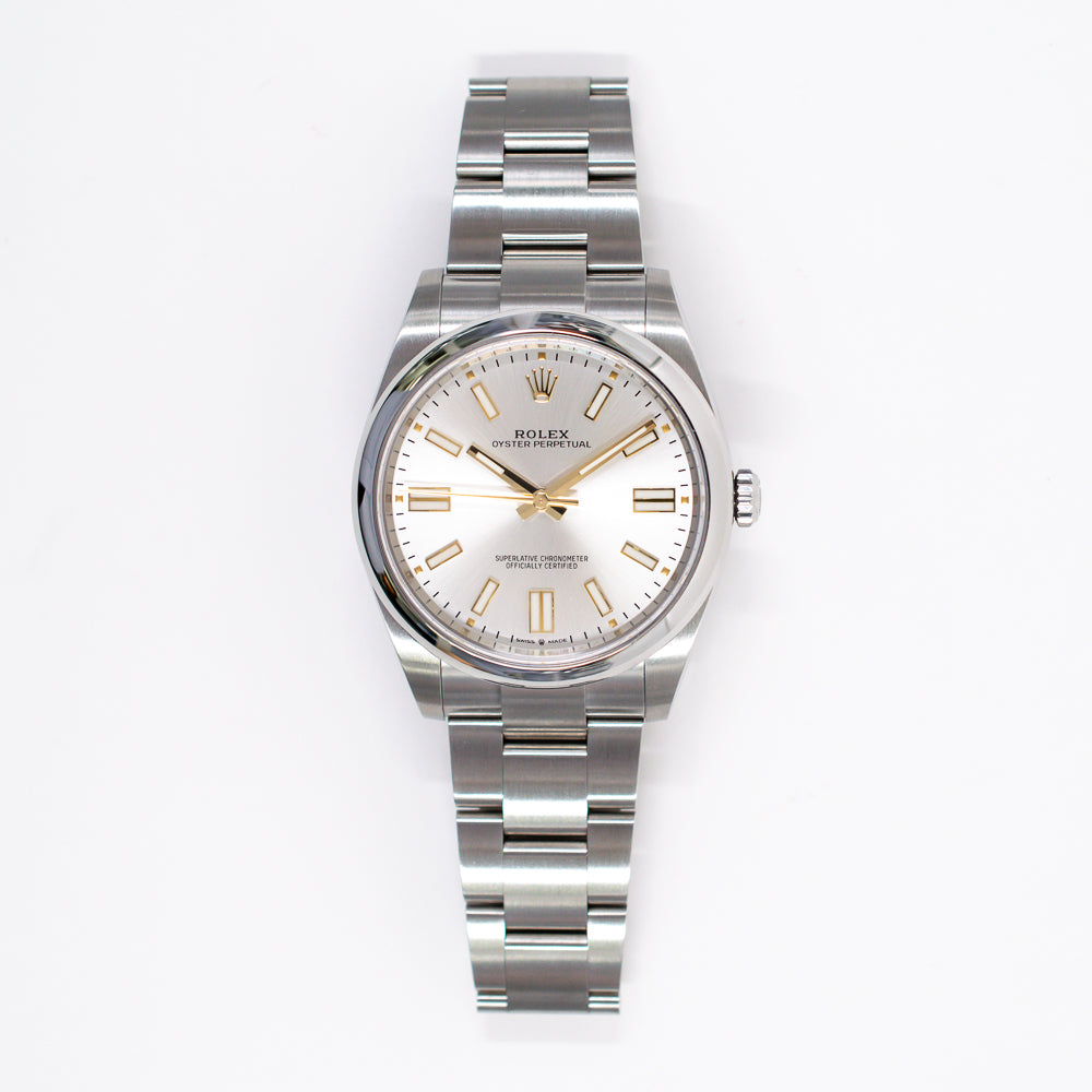 Rolex Oyster Perpetual 41mm Silver Dial 124300 (2023)