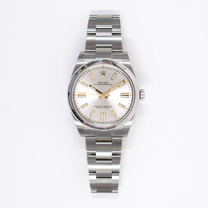 Rolex Oyster Perpetual 41mm Silver Dial 124300 (2023)