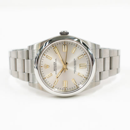 Rolex Oyster Perpetual 41mm Silver Dial 124300 (2023)