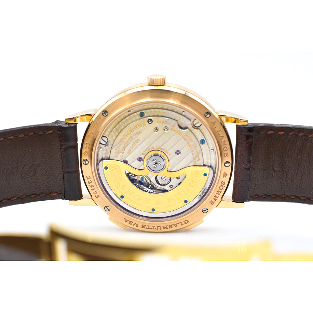 A. Lange & Söhne Saxonia Dual Time 38mm Rose Gold 386.032
