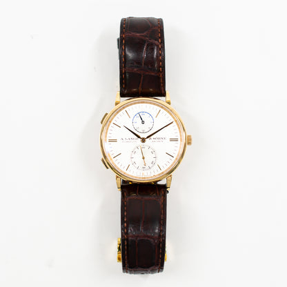 A. Lange & Söhne Saxonia Dual Time 38mm Rose Gold 386.032