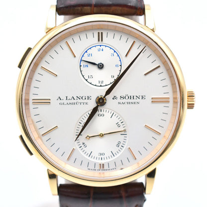A. Lange & Söhne Saxonia Dual Time 38mm Rose Gold 386.032