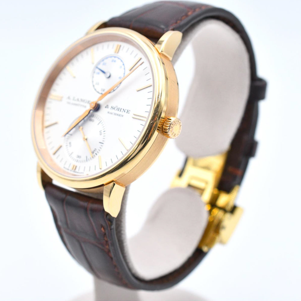 A. Lange & Söhne Saxonia Dual Time 38mm Rose Gold 386.032