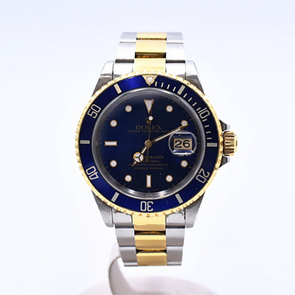 Rolex Submariber Date 40mm Blue Dial 16613