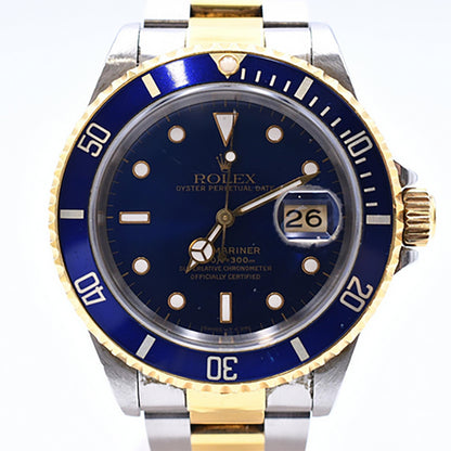Rolex Submariber Date 40mm Blue Dial 16613