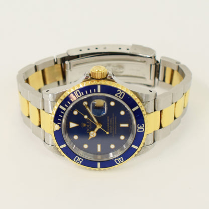 Rolex Submariber Date 40mm Blue Dial 16613
