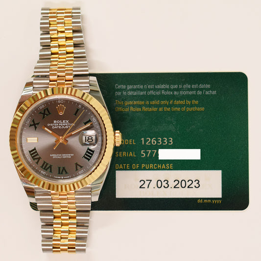 Rolex Datejust 41mm Wimbledon Dial 126333 (2023)