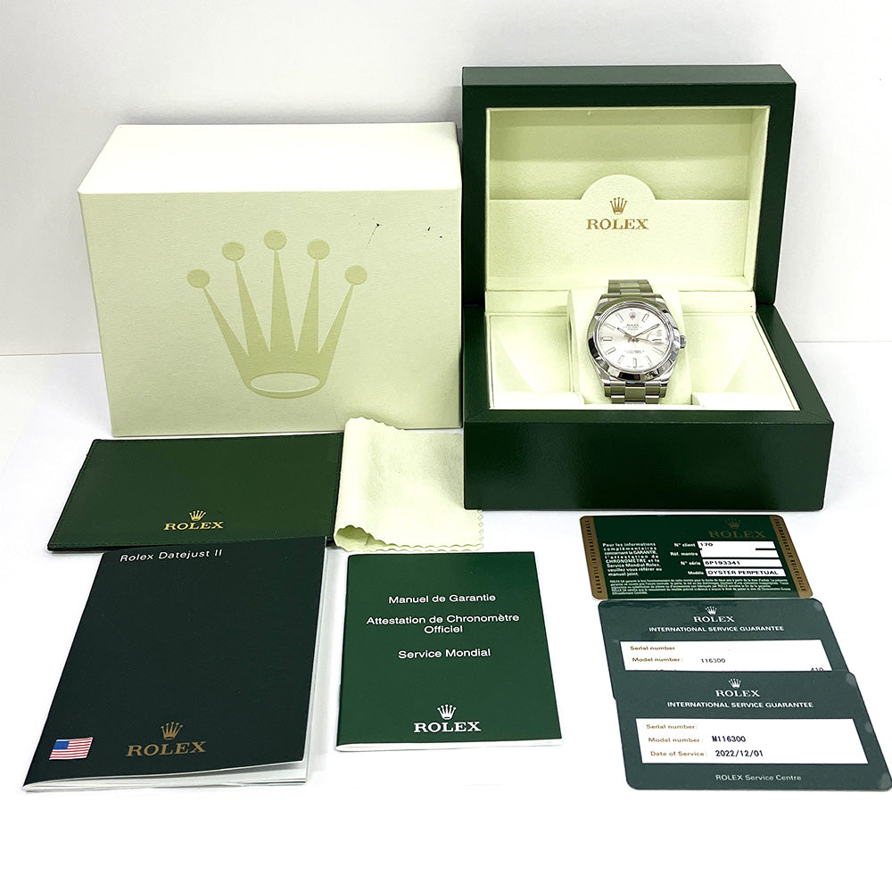 Rolex Datejust II Silver Dial 116300