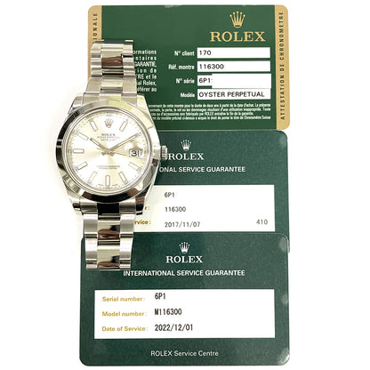 Rolex Datejust II Silver Dial 116300