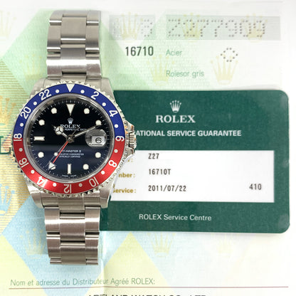 Rolex GMT-Master II Pepsi Dial 16710