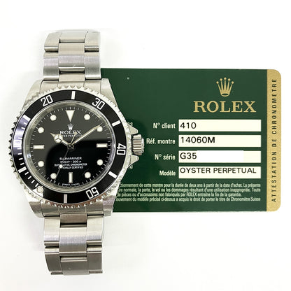 Rolex Submariner Black Dial 14060M