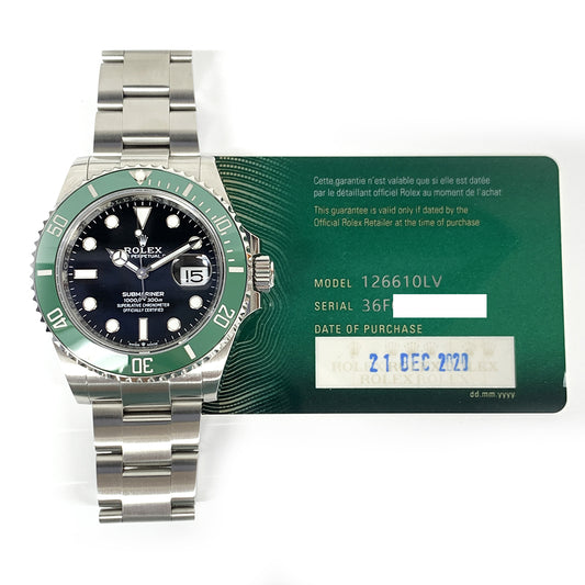 Rolex Submariner Date 41mm Starbucks Dial 126610LV