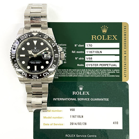 Rolex GMT-Master II Black Dial 116710LN