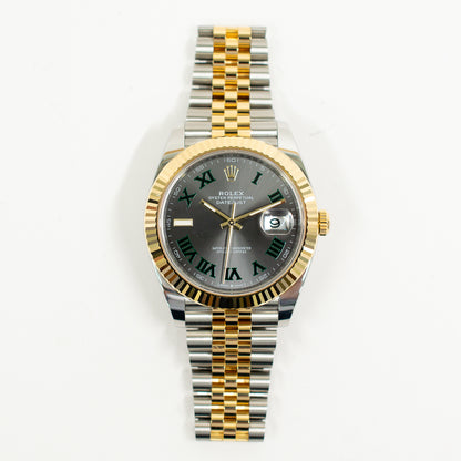 Rolex Datejust 41mm Wimbledon Dial 126333 (2025)