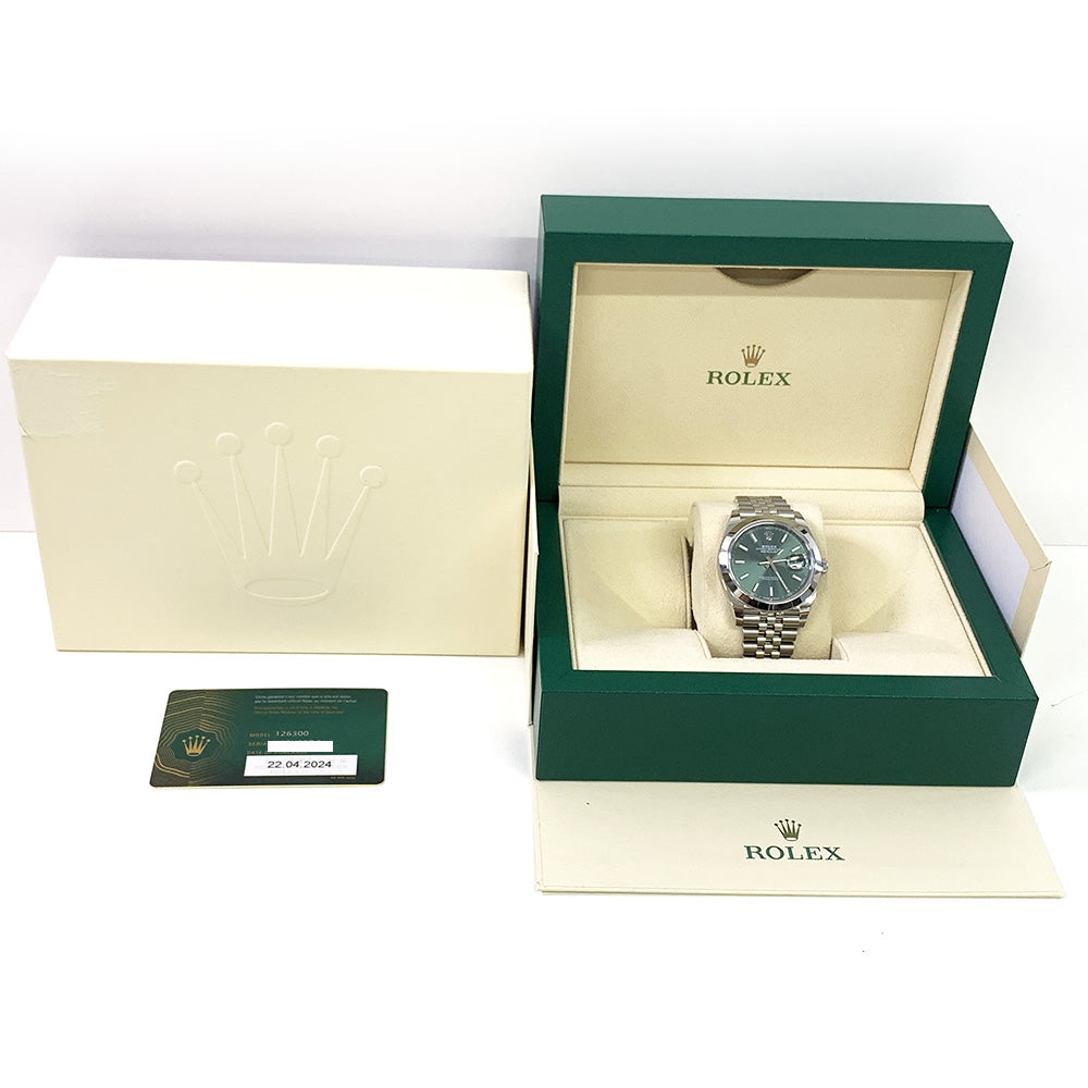 Rolex Datejust 41mm Green Dial 126300