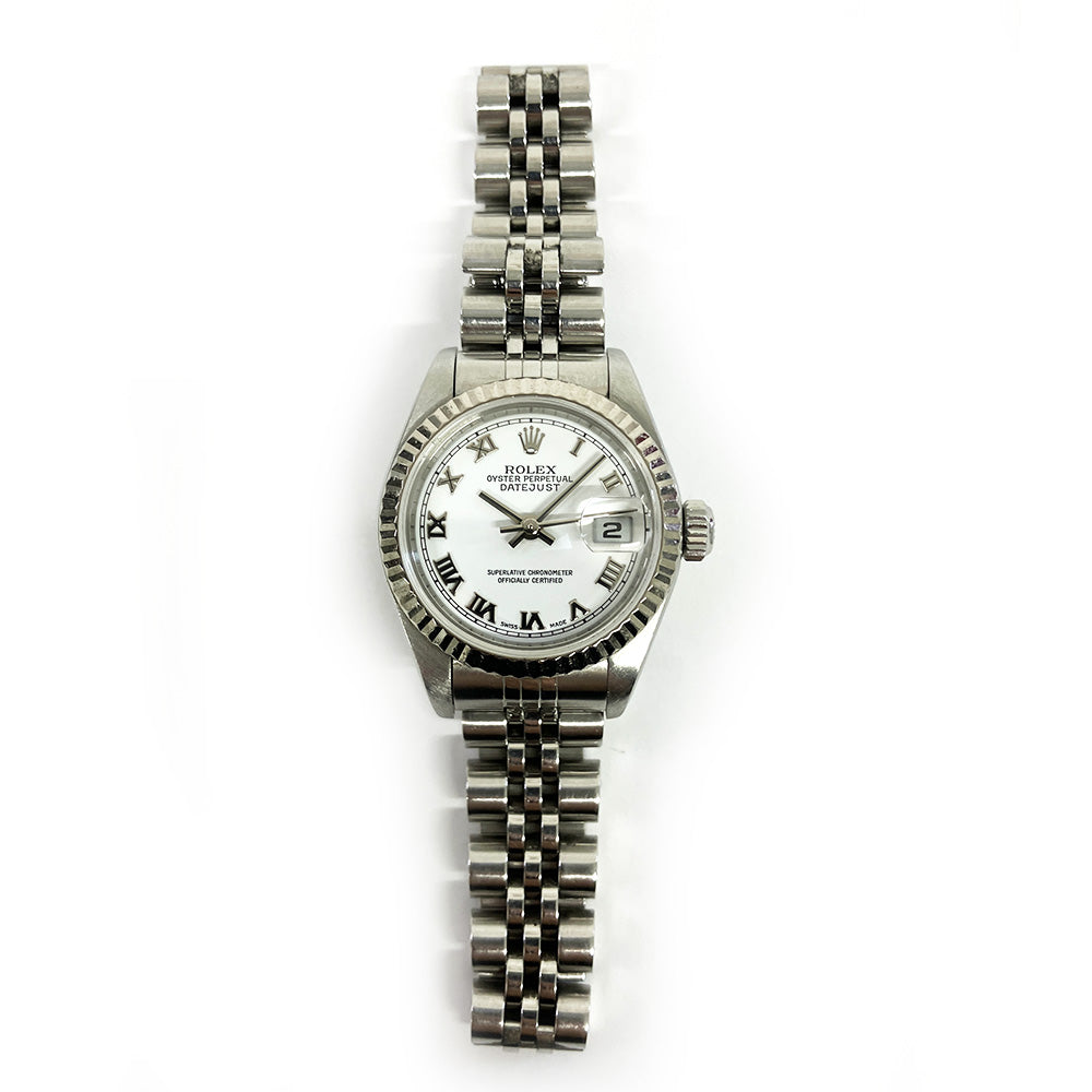 Rolex Lady-Datejust White Roman Dial 79174