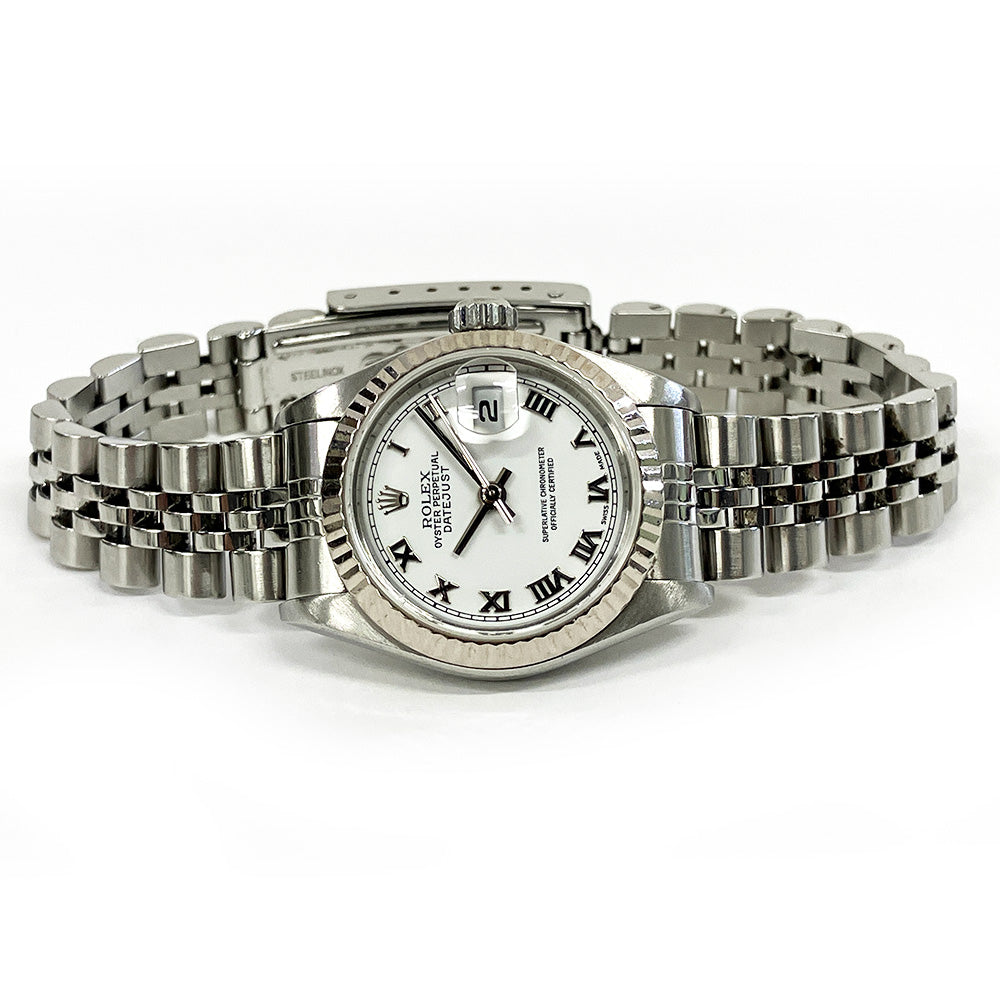 Rolex Lady-Datejust White Roman Dial 79174