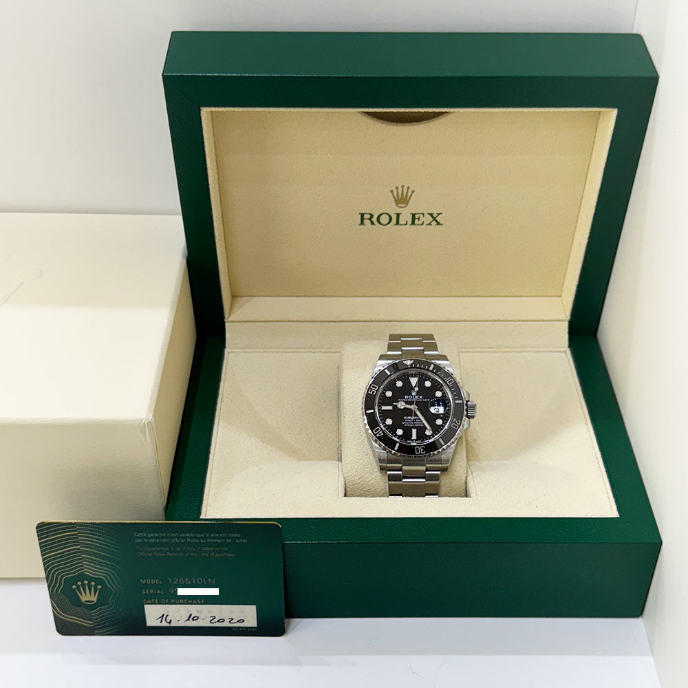 Rolex Submariner Date 41mm Black Dial 126610LN (2020)