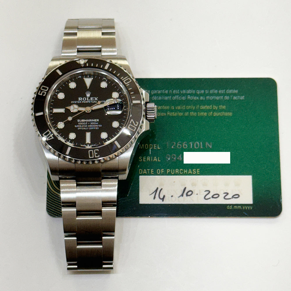 Rolex Submariner Date 41mm Black Dial 126610LN (2020)