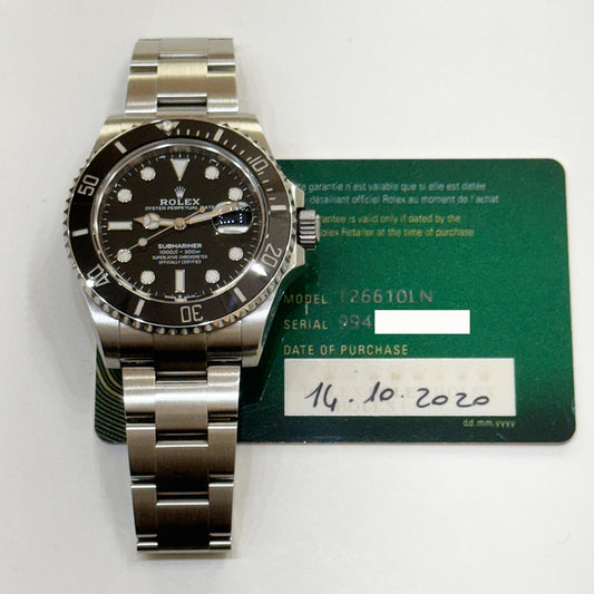 Rolex Submariner Date 41mm Black Dial 126610LN (2020)