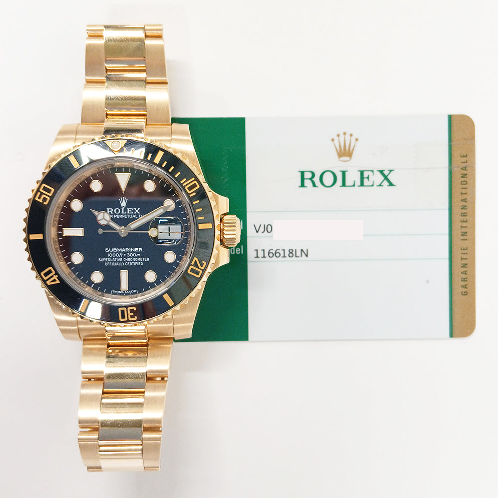 Rolex Submariner Date 40mm Black Dial 116618LN (2019)