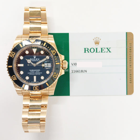 Rolex Submariner Date 40mm Black Dial 116618LN (2019)