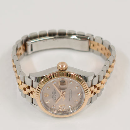 Rolex Lady Datejust 28mm Silver "VI" Diamond Dial 279171G (2020)