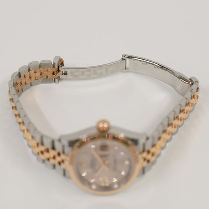 Rolex Lady Datejust 28mm Silver "VI" Diamond Dial 279171G (2020)