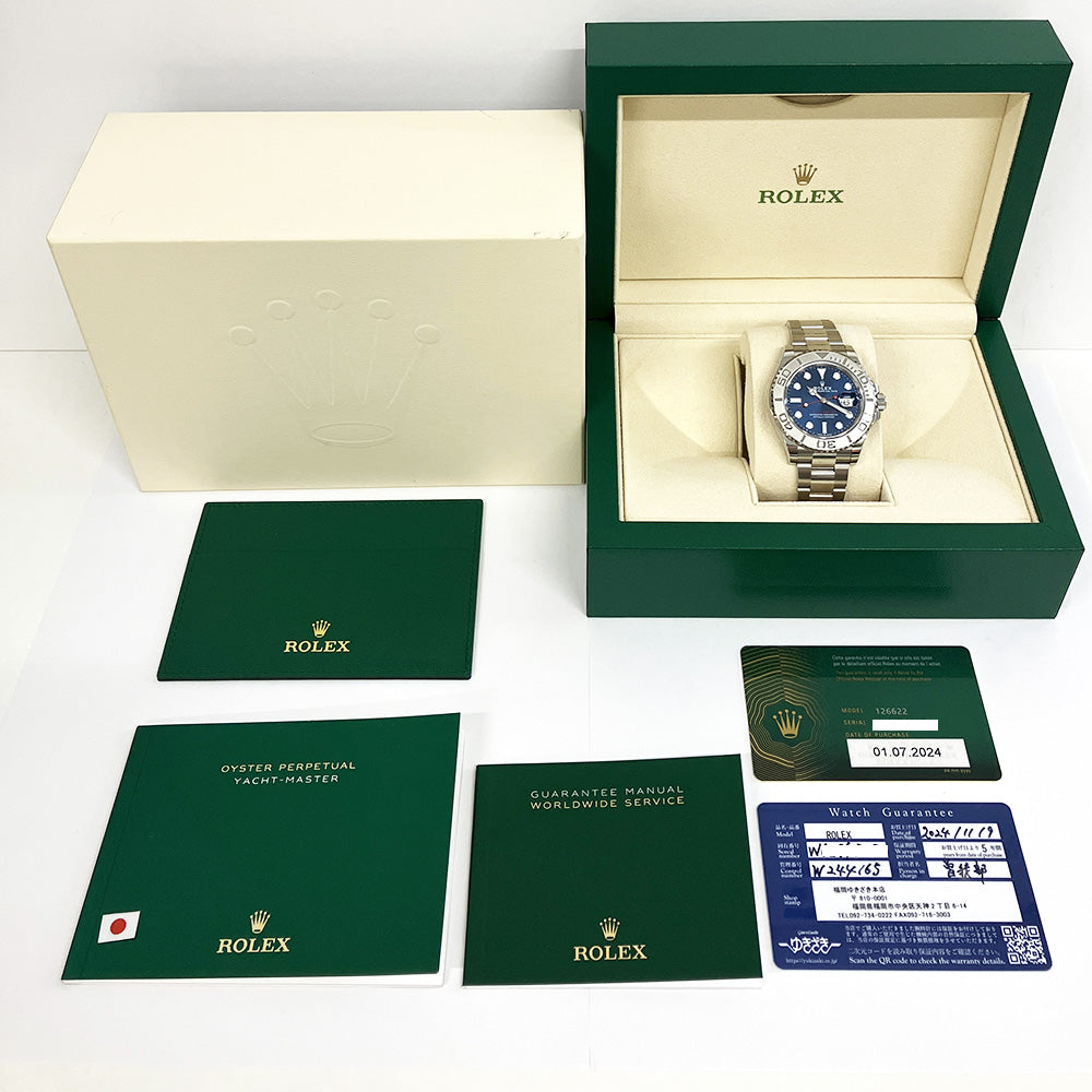 Rolex Yacht-Master 40mm Oyster Steel & Rose Gold Blue Dial 126622