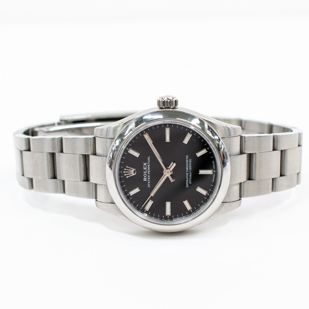 Rolex Oyster Perpetual 31mm Black Dial 277200 (2022)