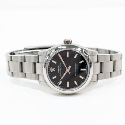 Rolex Oyster Perpetual 31mm Black Dial 277200 (2022)