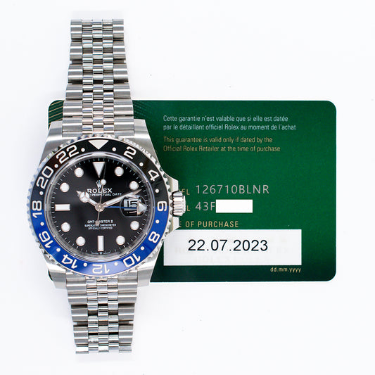 Rolex GMT-Master II "Batman" Dial 126710BLNR (2023)