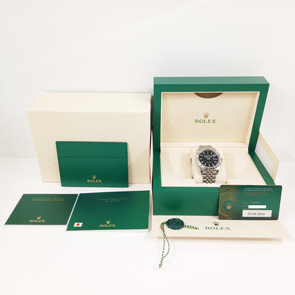 Rolex Datejust 41mm Black Dial 126300 (2024)