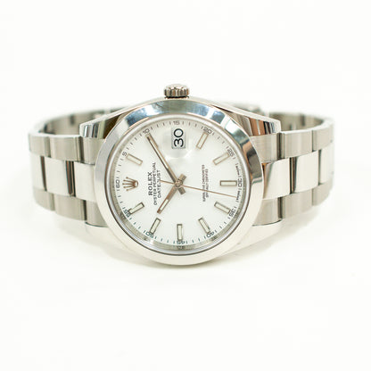 Rolex Datejust 41mm White Dial 126300 (2018)