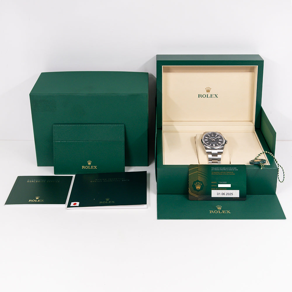 Rolex Oyster Perpetual 41mm Black Dial 134300 (2025)